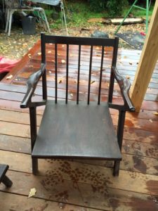 Possible rosewood 1960's chair